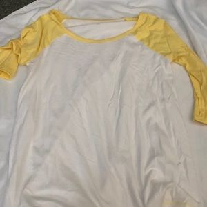 Yellow Raglan